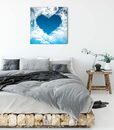 Bild 3 von Pixxprint Leinwandbild »Romantisches Herz in den Wolken«, Wanddekoration (1 St), Leinwandbild fertig bespannt, inkl. Zackenaufhänger