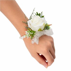 Kunstblumenstrauß »Rose Handgelenk Korsage Armband Geeignet für Hochzeit«, OVEIA-S