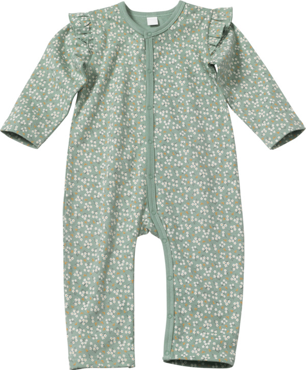 Bild 1 von PUSBLU Kinder Schlafanzug, Gr. 98/104, aus Bio-Baumwolle, grün