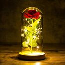 Bild 1 von Kunstblumenstrauß »Glasrosen mit LED-Leuchten, Rosen-Geschenksets, ewige Rosen«, FeelGlad