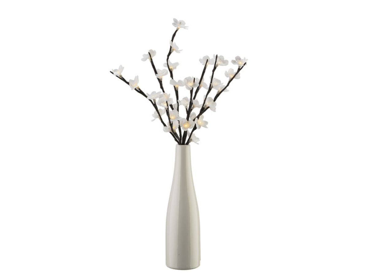 Bild 3 von LIVARNO home Dekovase mit LED-Leuchtzweig, aus Keramik