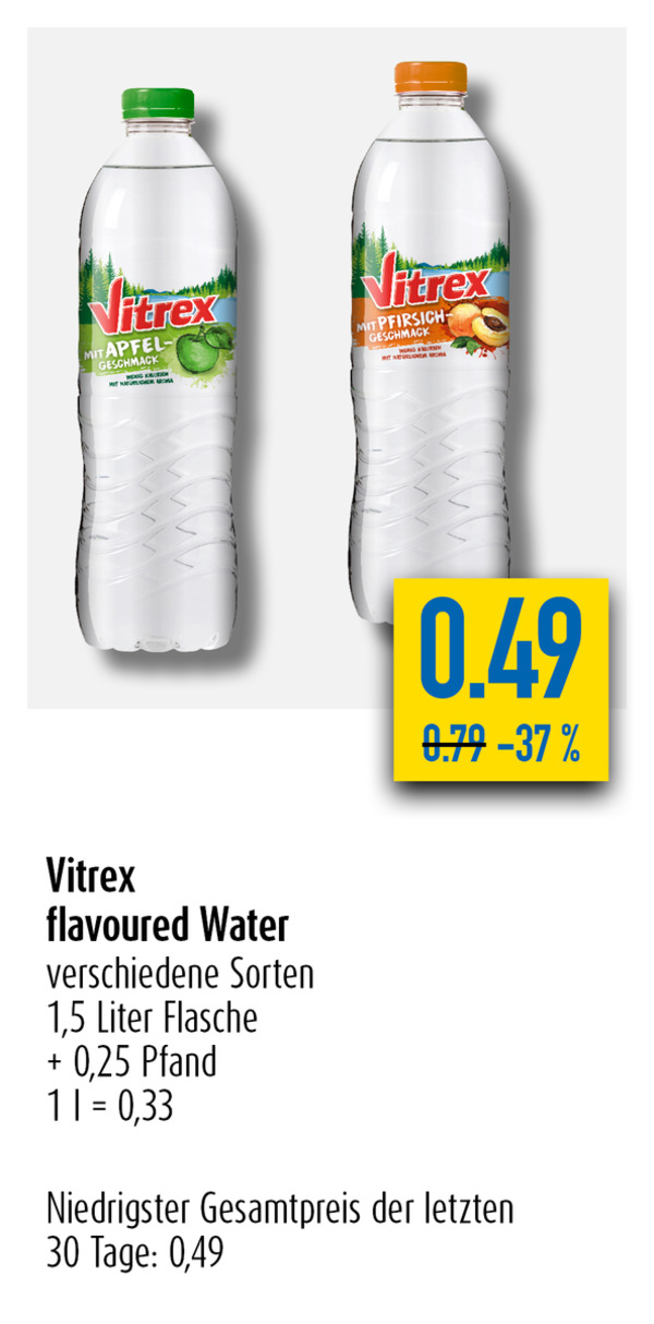 Bild 1 von Vitrex flavoured water