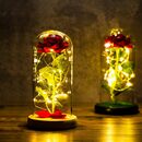 Bild 3 von Kunstblumenstrauß »Glasrosen mit LED-Leuchten, Rosen-Geschenksets, ewige Rosen«, FeelGlad
