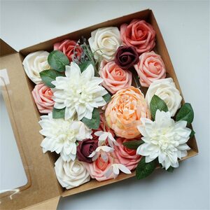 Kunstblume »Künstliche Blumen Rosen,Deko Blumen mit Stielen«, SHMSHNG