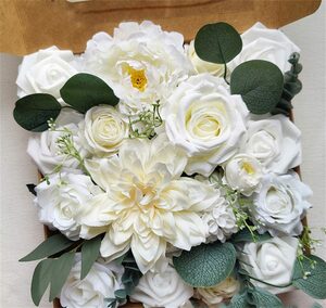 Kunstblume »Valentinstag künstliche Rose Blumen Geschenk-Box(25*25*5cm)«, HOBÙBÙME