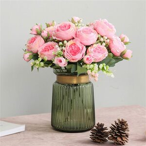 Kunstblumenstrauß »25 Simulierte Rosen Strauß, Brautstrauß Heimdekoration Blumen«, ÖTÖ~