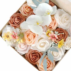 Kunstblume »Künstliche Blume,Kunstblumen Rose Blumenarrangements Combo«, CAKUJA, für Blumenarrangements, Blumensträuße, Hochzeit,Party,DIY