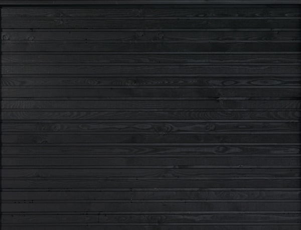 Bild 1 von PLUS Plank Profilzaun Schwarz inkl. Topfabschlussbrett 174x129 cm