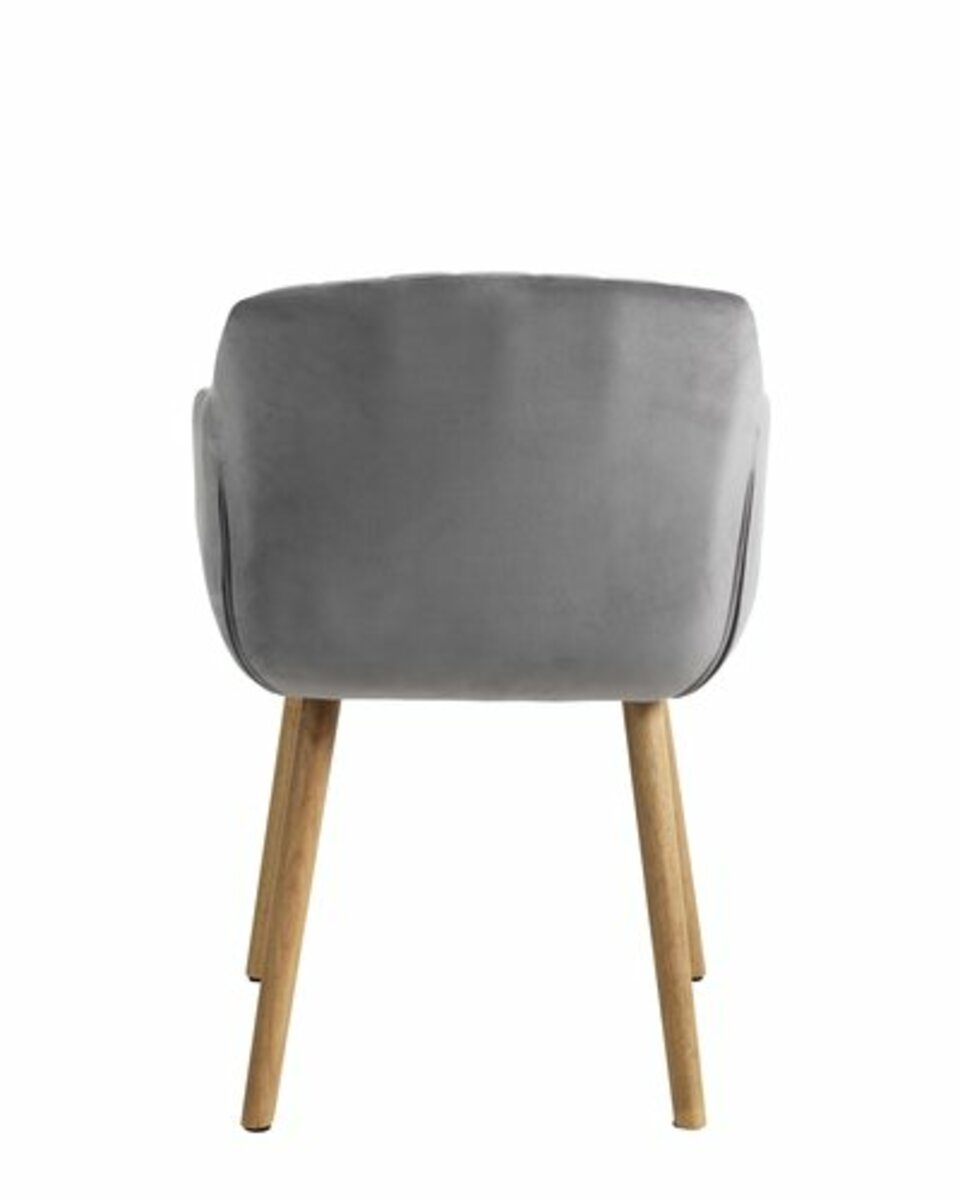 Bild 2 von Esszimmerstuhl ADSLEV grauer Samt/natur