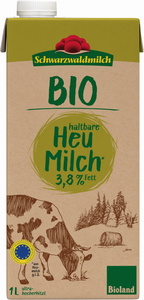 Schwarzwaldmilch Bio Haltbare Heu Milch 3,8% 1L