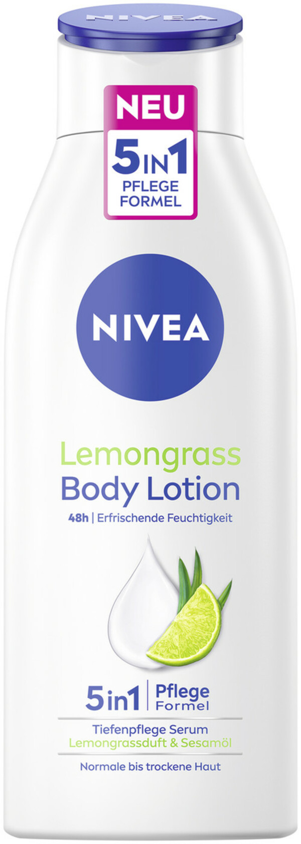 Bild 1 von Nivea Bodylotion Lemongrass 48h Tiefenpflege Serum 400ML