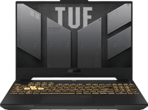 ASUS TUF Gaming A15 FA507NU-LP002W, Notebook mit 15,6 Zoll Display, AMD Ryzen™ 7 Prozessor, 16 GB RAM, 512 SSD, NVIDIA GeForce RTX 4050, Grau