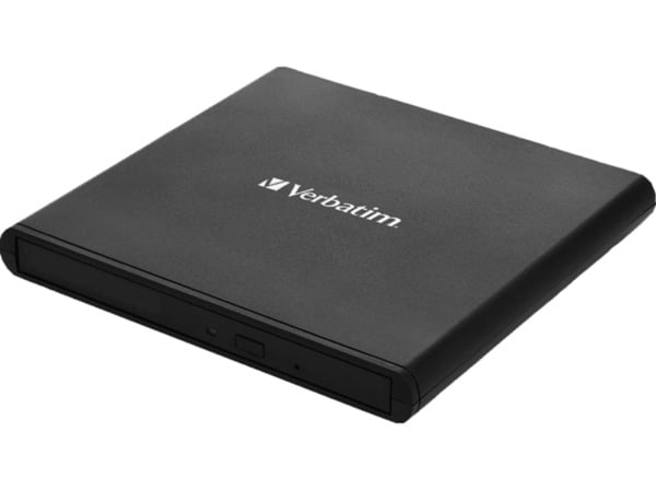 Bild 1 von VERBATIM USB 2.0 CD-DVD Writer light black extern Slimline CD/DVD Brenner