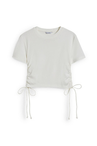 C&A CLOCKHOUSE-T-Shirt, Weiß, Größe: XS