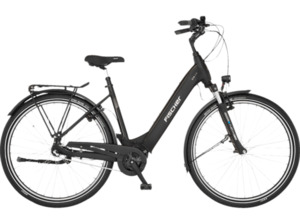 FISCHER Cita 2.2I Citybike (Laufradgröße: 28 Zoll, Rahmenhöhe: 43 cm, Unisex-Rad, 522 Wh, Schwarz Matt)