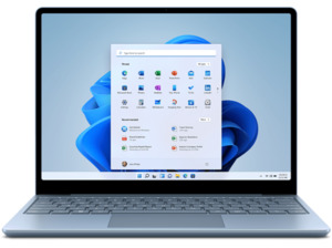 MICROSOFT Surface Laptop Go 2 - i5 8GB/256GB Eisblau, Notebook mit 12,45 Zoll Display Touchscreen, Intel® Core™ Prozessor, 8 GB RAM, 256 SSD, UHD-Grafik, Eisblau