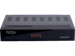 XORO HRT 8770 TWIN Receiver (PVR-Funktion, Twin Tuner, DVB-T2 HD, DVB-C, Schwarz)
