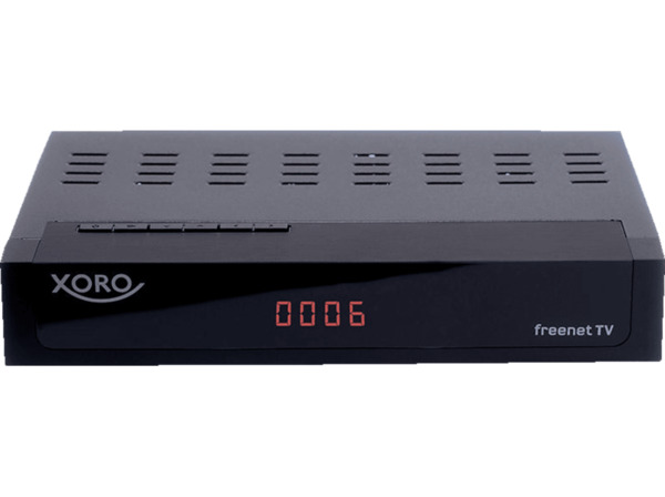 Bild 1 von XORO HRT 8770 TWIN Receiver (PVR-Funktion, Twin Tuner, DVB-T2 HD, DVB-C, Schwarz)
