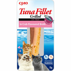 CIAO 2 x Katzenfutter Thunfischfilet in Krabbenbrühe