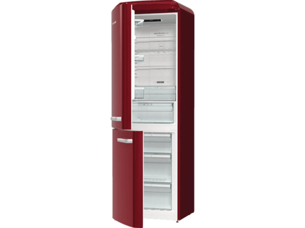 Bild 1 von GORENJE ONRK619DR-L Gorenje Retro Collection Kühl- / Gefrierkombination (D, 192,0 kWh, 1940 mm hoch, Rot)