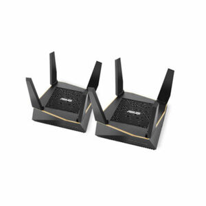 ASUS RT-AX92U WLAN Mesh Router 2er-Pack [WiFi 6 (802.11ax), Tri-Band, bis zu 6.100 Mbit/s]
