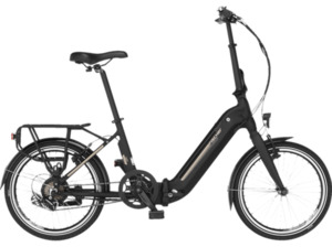 FISCHER Cita Agilo 2.0 Citybike (Laufradgröße: 20 Zoll, Rahmenhöhe: 36 cm, Unisex-Rad, 374 Wh, Schwarz Matt)