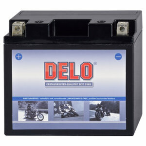 DELO Mikrovlies-Batterie befüllt und verschlossen Delo