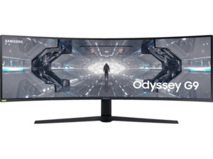 SAMSUNG Odyssey G9 (C49G94TSSR) 49 Zoll WQHD Gaming Monitor (1 ms Reaktionszeit, 240 Hz)