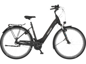 FISCHER Cita 2.2I Citybike (Laufradgröße: 28 Zoll, Rahmenhöhe: 50 cm, Unisex-Rad, 522 Wh, Schwarz matt)