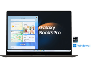 SAMSUNG Galaxy Book3 Pro, Notebook mit 16 Zoll Display, Intel® Core™ i5 Prozessor, 8 GB RAM, 256 SSD, Iris® Xe, Graphite