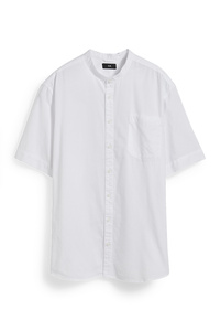 C&A Hemd-Regular Fit-Stehkragen, Weiß, Größe: 3XL