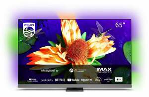 65OLED907/12 OLED Fernseher 165,1 cm (65 Zoll) EEK: G 4K Ultra HD (Chrom) (Chrom)