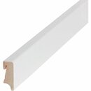 Bild 1 von Sockelleiste Massivholz Weiß 40 mm x 16 mm Länge 2400 mm