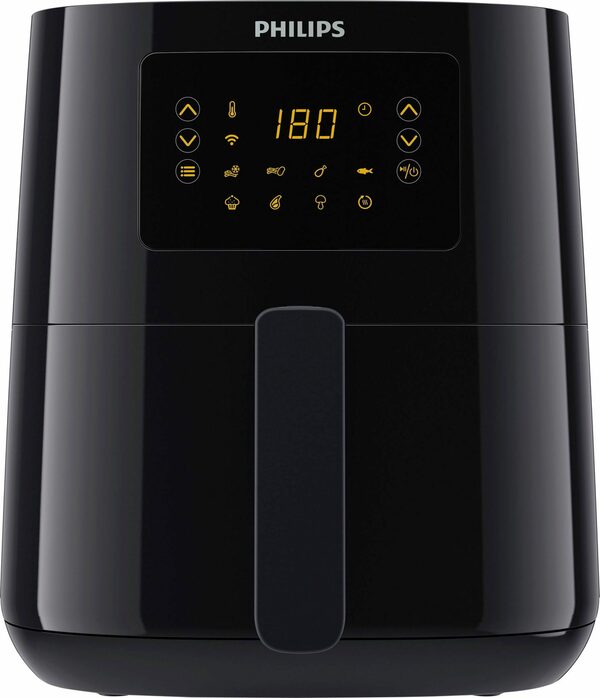 Bild 1 von Philips Heißluftfritteuse HD9255/90 Airfryer Essential Connected, 1400 W, Rapid Air Heißlufttechnologie, digitales Display, mit W-Lan