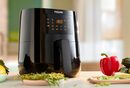 Bild 4 von Philips Heißluftfritteuse HD9255/90 Airfryer Essential Connected, 1400 W, Rapid Air Heißlufttechnologie, digitales Display, mit W-Lan