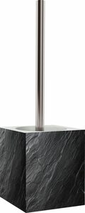 Sanilo WC-Reinigungsbürste »Granit«, eckige Form, mit auswechselbarem Bürstenkopf