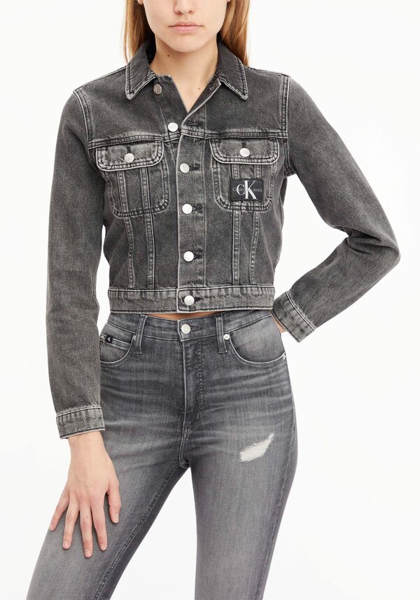 Bild 1 von Calvin Klein Jeans Jeansjacke »CROPPED 90S DENIM JACKET« mit durchgehender Knopfleiste