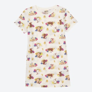Mädchen-Nachthemd mit Hasen-Muster