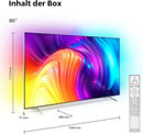 Bild 2 von PHILIPS 86PUS8807/12 LED TV (86 Zoll (217 cm), 4K UHD, HDR, Smart TV, Sprachsteuerung (Alexa, Google Assistant), Aufnahmefunktion, Ambilight, 120 Hz, Android TV)