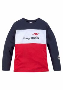 KangaROOS Langarmshirt im colorblocking Design