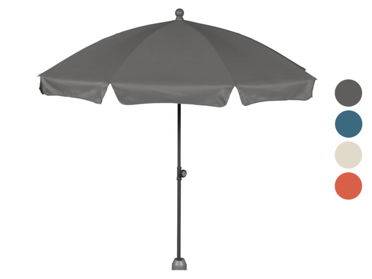 LIVARNO home Sonnenschirm, mit Knickvorrichtung, Ø 180 cm von Lidl ansehen!