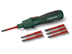 PARKSIDE® 4 V Akku-Schraubendreher »PASD 4 B2«, mit 6 isolierten Spezial-Bits