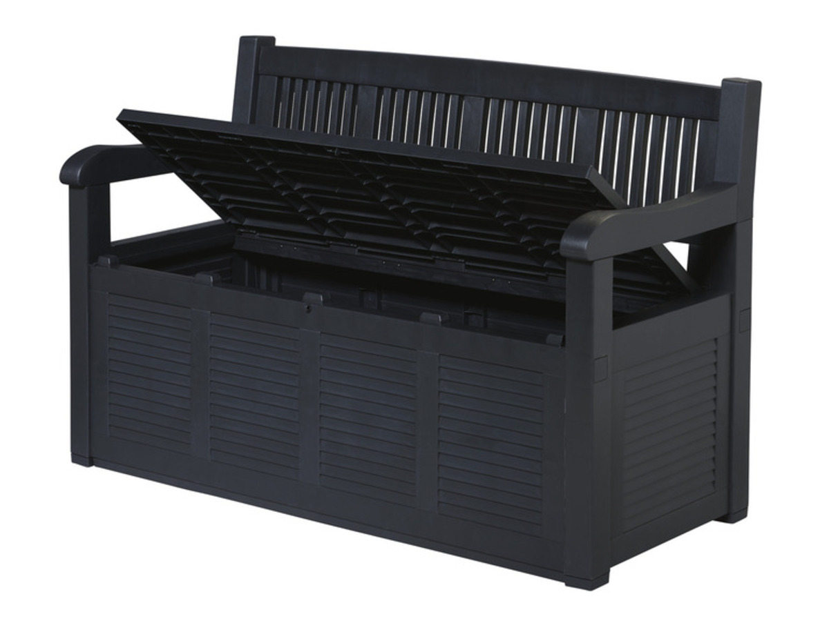 LIVARNO home Gartenbank, mit Staufach, 280 l von Lidl für 119 € ansehen!
