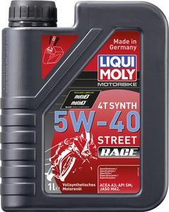 Liqui Moly 4-Takt Motoröl 4T Synth 5W-40 Street Race 1 L
