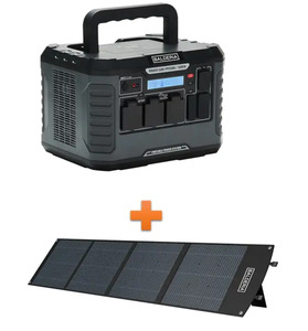 Balderia Powerstation + Solarpanel Solar Power Set PS1500-200