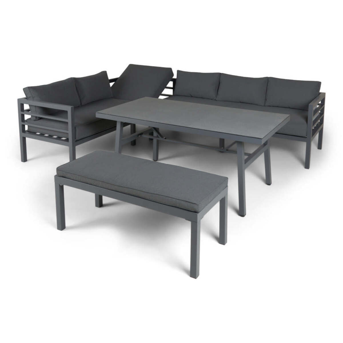 Bild 2 von Homexperts Alu Lounge SEBASTIAN Ecksofa Set