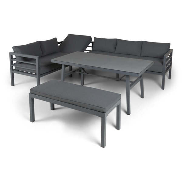 Bild 2 von Homexperts Alu Lounge SEBASTIAN Ecksofa Set