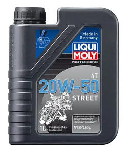 Liqui Moly 4-Takt Motoröl 4T 20W-50 Street 1 L