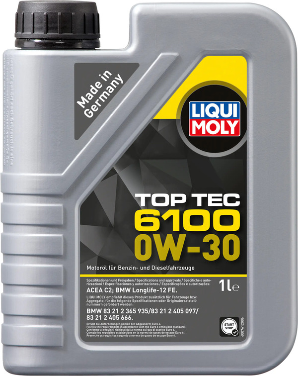 Bild 1 von Liqui Moly Motoröl Top Tec 6100 0W-30 1 L