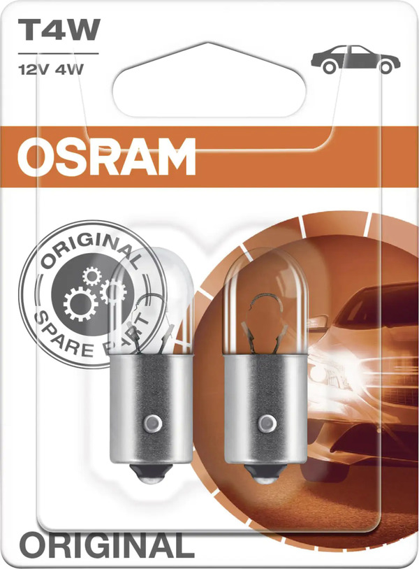 Bild 1 von Osram Signallampe T4W Innenbeleuchtung 12V 4W